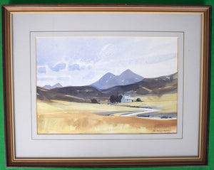 Scottish Landscape Burnside, Knockan, Elphin, By Lairg 1986