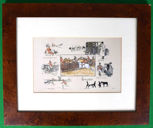 "A Point-To-Point" Vignette by Snaffles (SOLD)