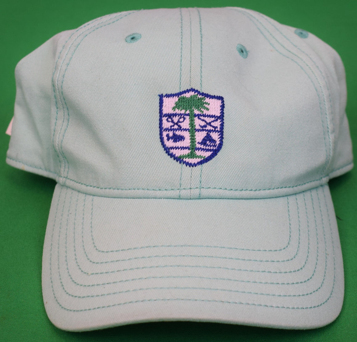 "Lyford Cay Club Seafoam Green Members' Cap" (NWOT)