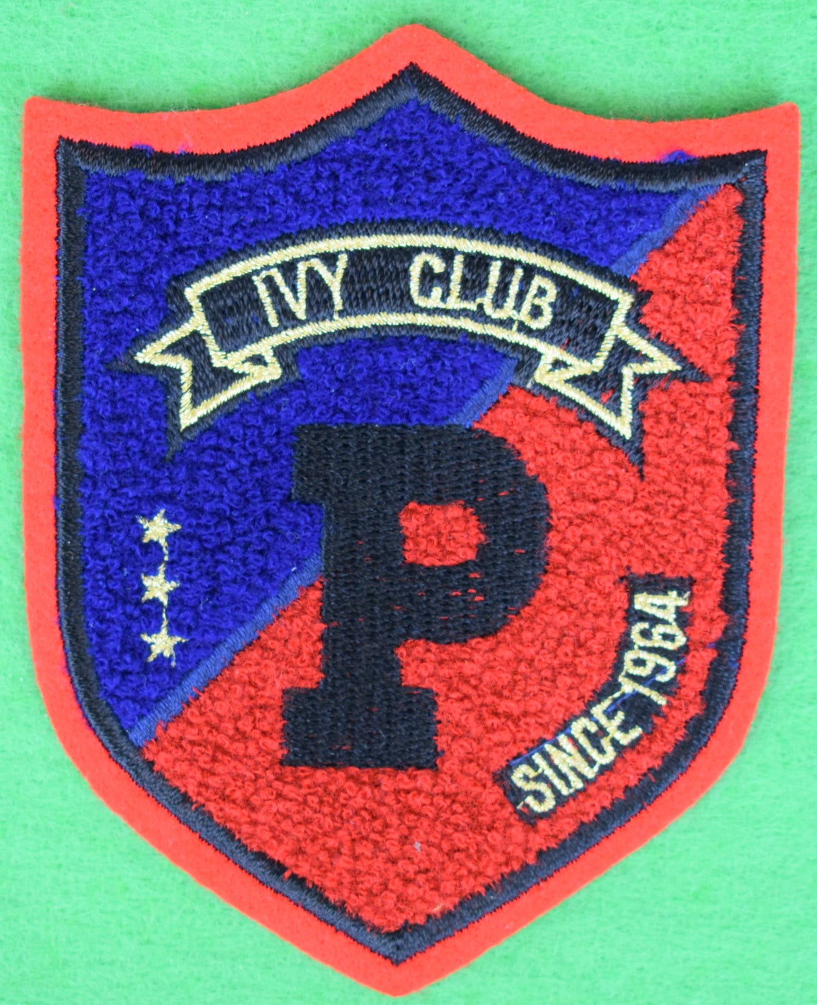 "Chipp x Ivy Club Princeton University Chenille Blazer Badge" (DEADSTOCK)