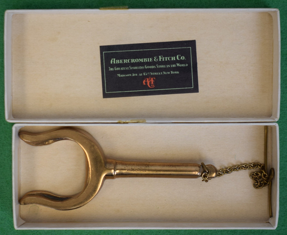 "Abercrombie & Fitch Brass Bottle Opener" (New in A&F Box)