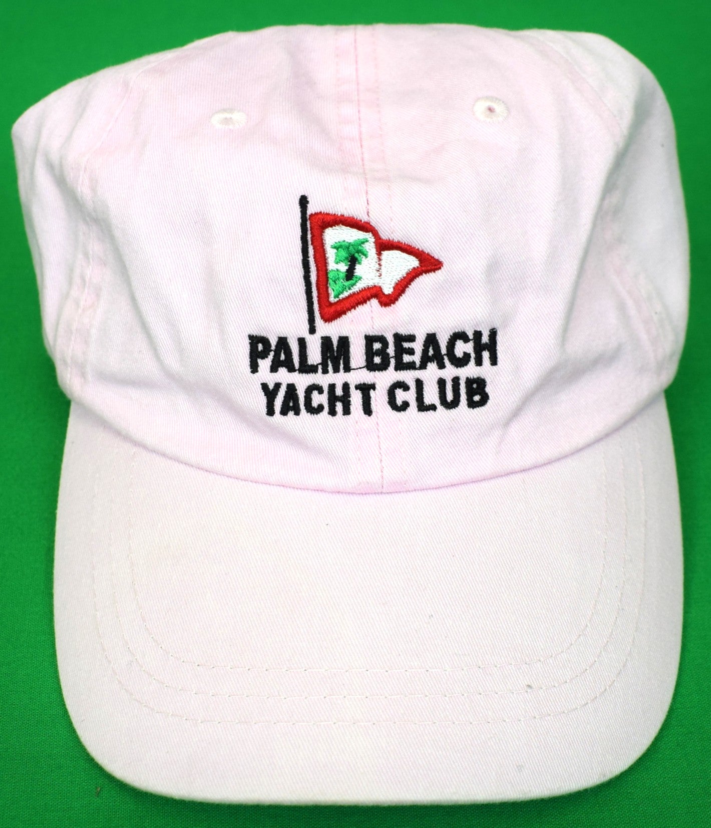 "Palm Beach Yacht Club Shell Pink Chino Cap"