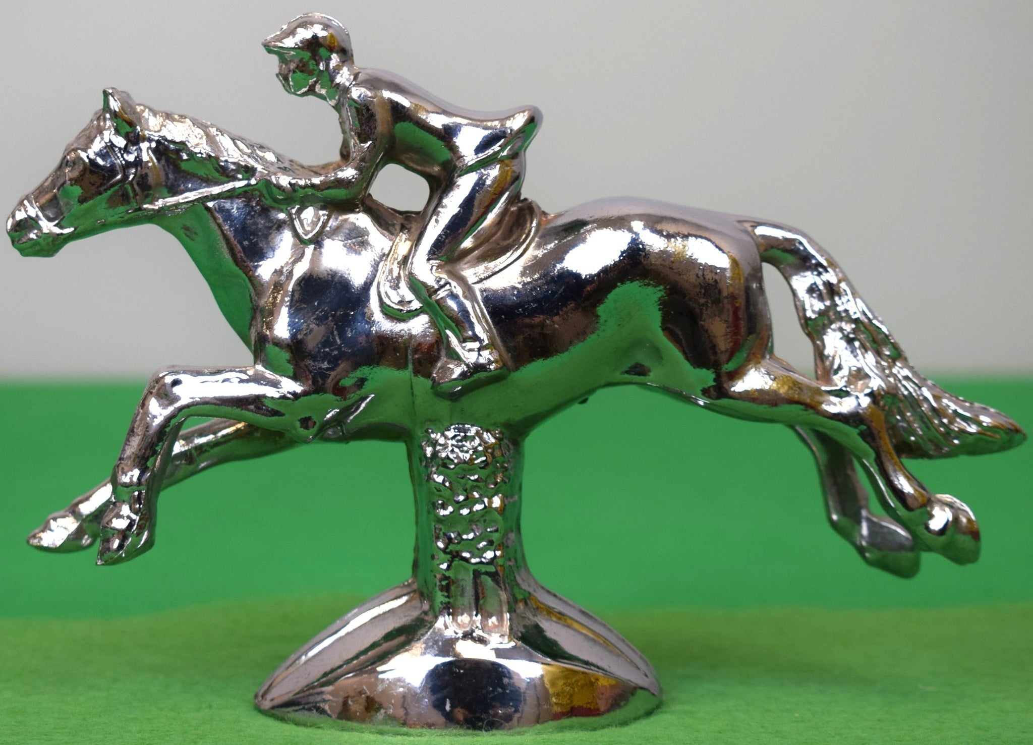 Equestrian Chrome Car Mascot