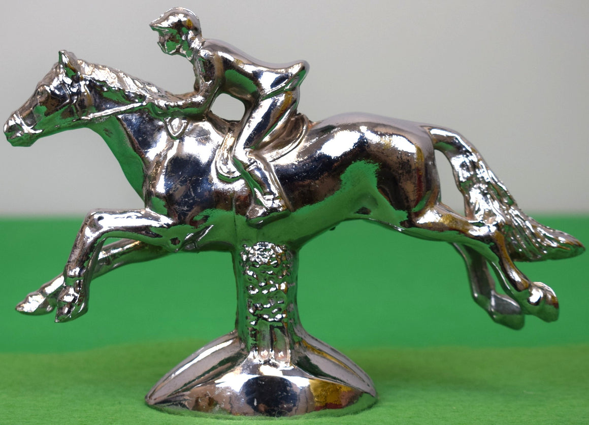 Equestrian Chrome Car Mascot