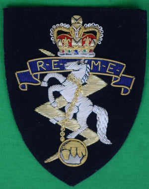 "Royal Electrical & Mechanical Engineers REME British Stallion Blazer Badge"