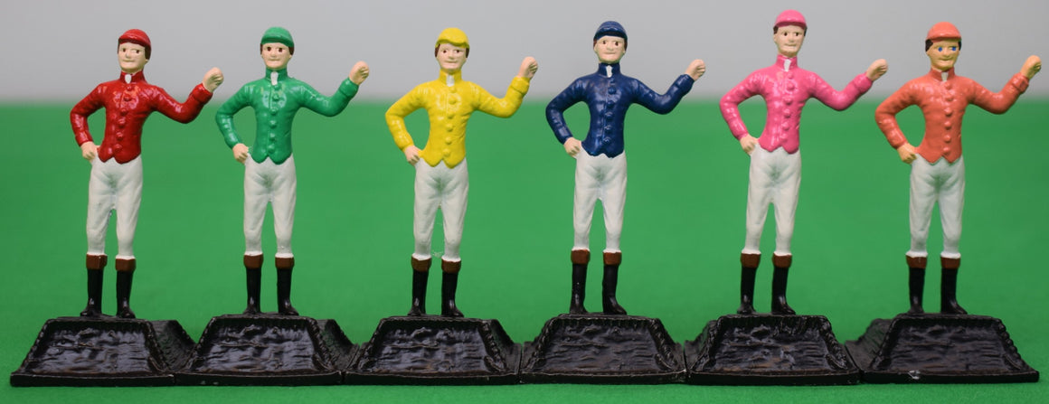 Set x 6 "21" Club Jockey Placecard Holders
