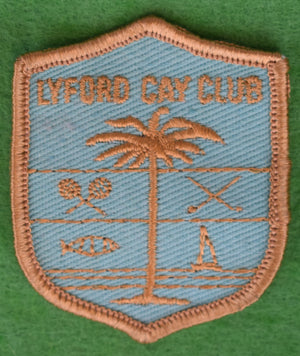 "Lyford Cay Club Blazer Badge"