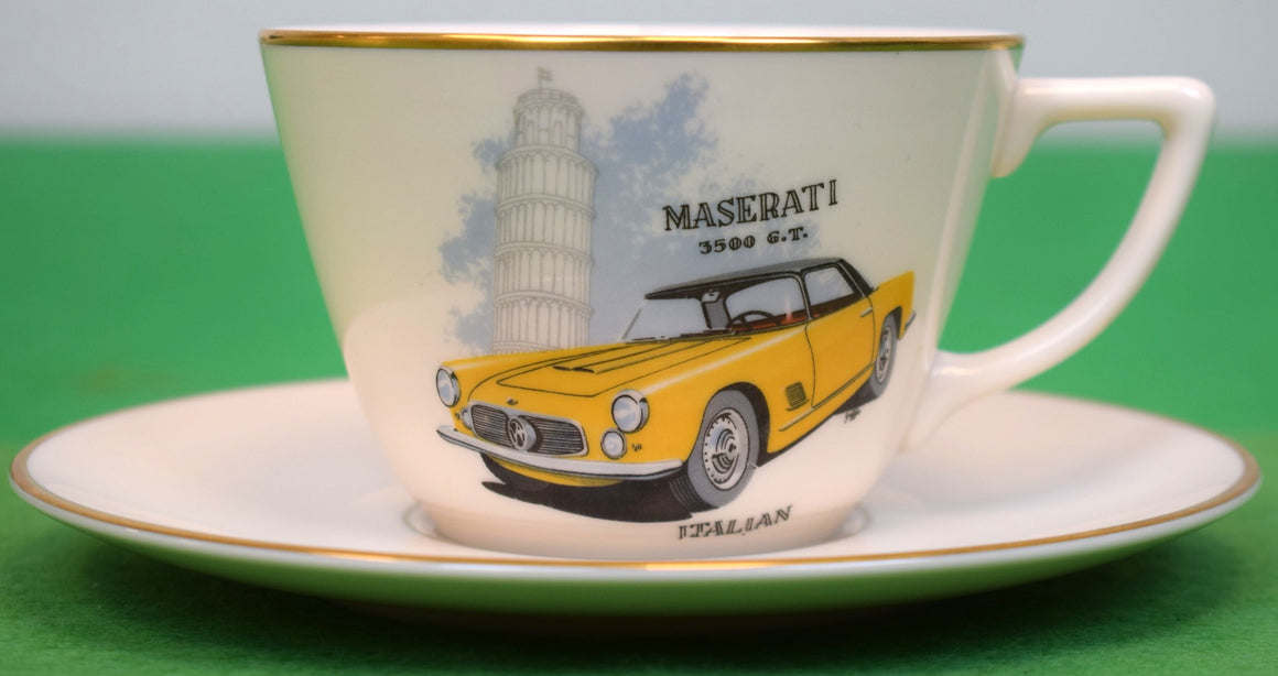 Abercrombie & Fitch x Maserati 3500 G.T. Picard China Cup & Saucer