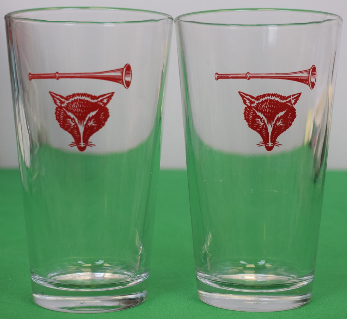 Pair x Myopia Hunt Club Highball Beer Glasses
