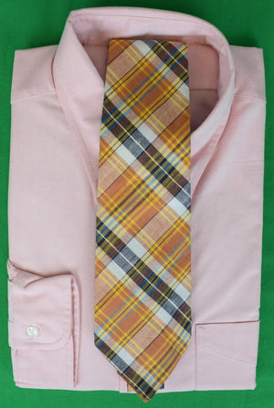 J. Press Burlington Knot English Madras Cotton Tie