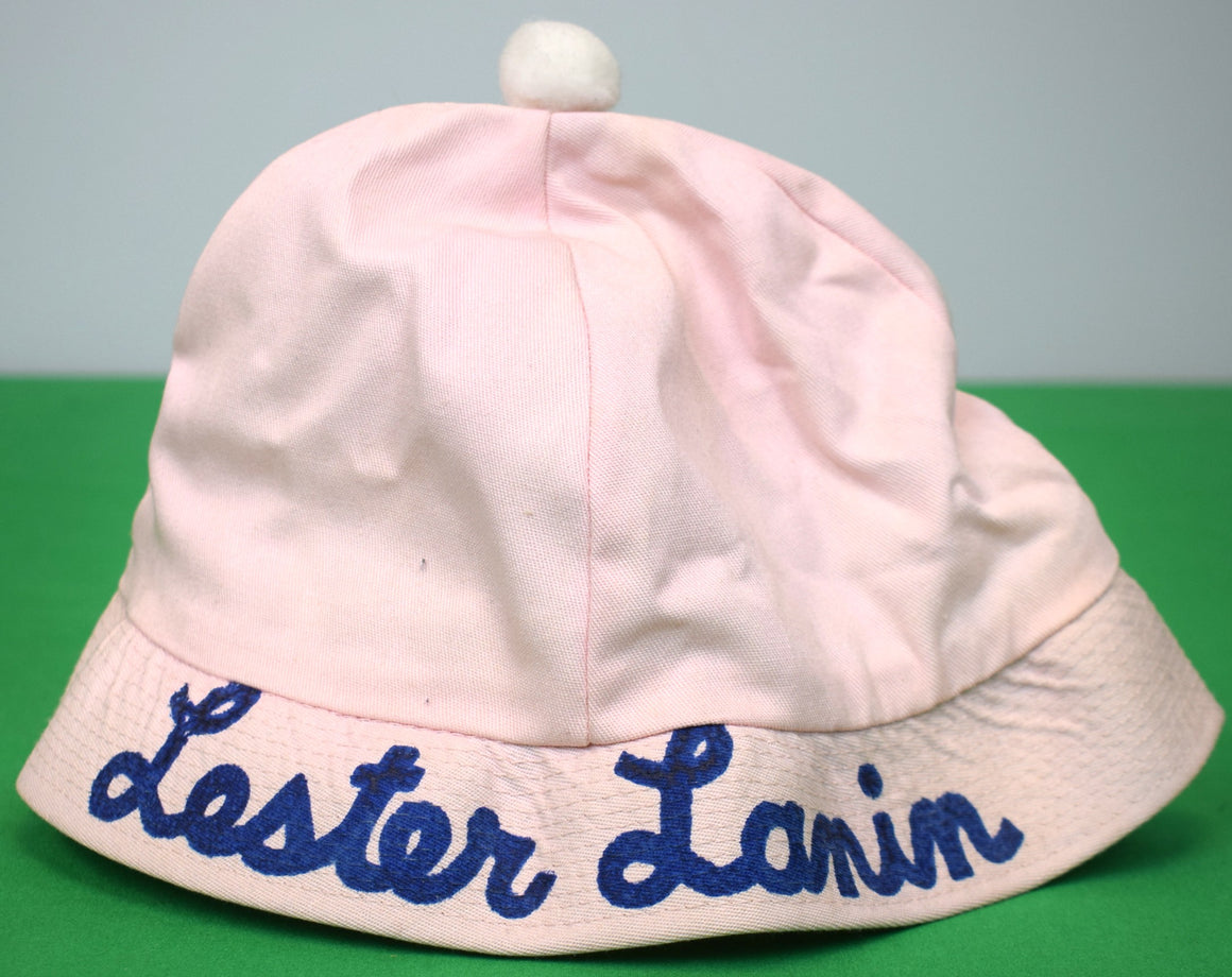"Lester Lanin Pink Beanie Hat"
