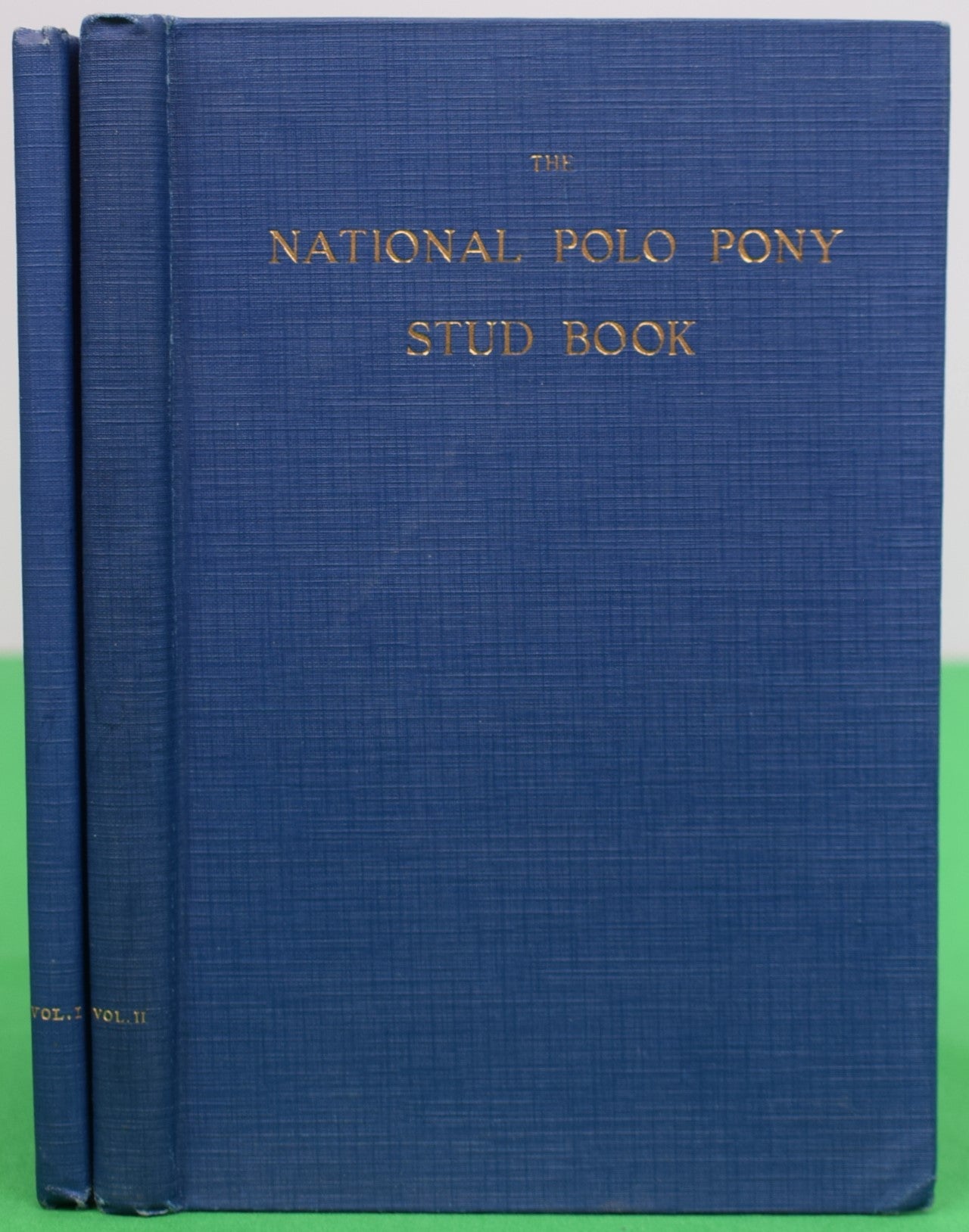 "The National Polo Pony Stud Book" [2 Volume Set] 1925/'29 HARRIMAN, W.A., BEARD,Louis A., VON STADE, F. Skiddy, POST, Fred H.