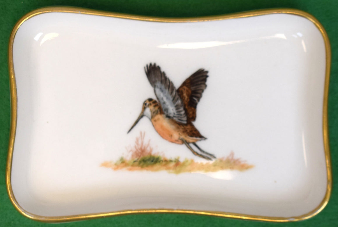 "Cyril Gorainoff Hand Painted Woodcock Ashtray/ Catchall"