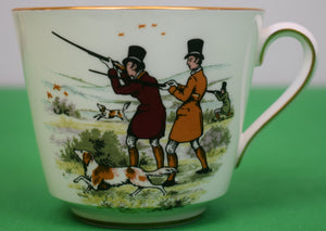 Brooks Brothers Hammersley English Hunting Scene Porcelain Shaving Cup