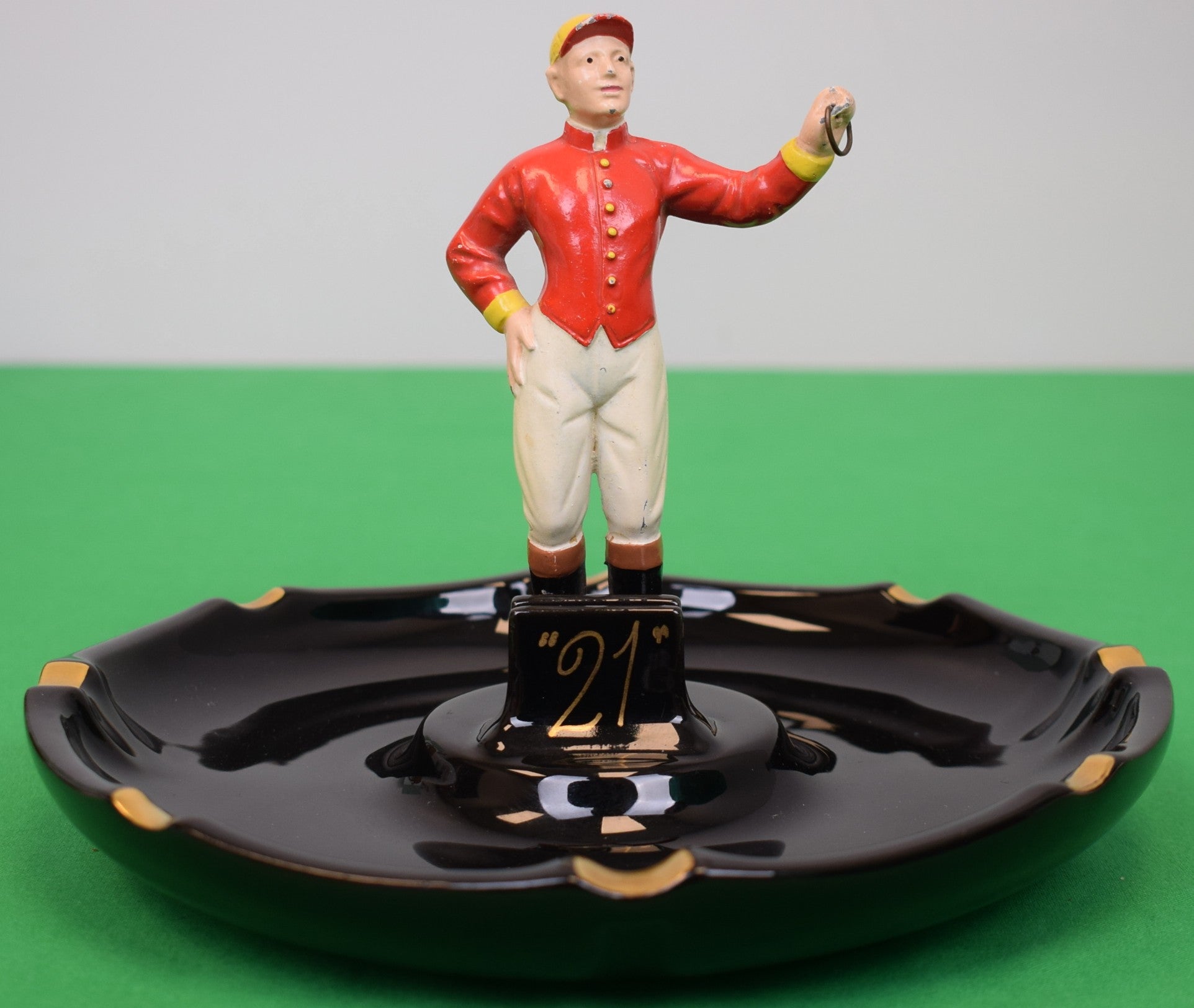 The "21" Club Jockey Ashtray