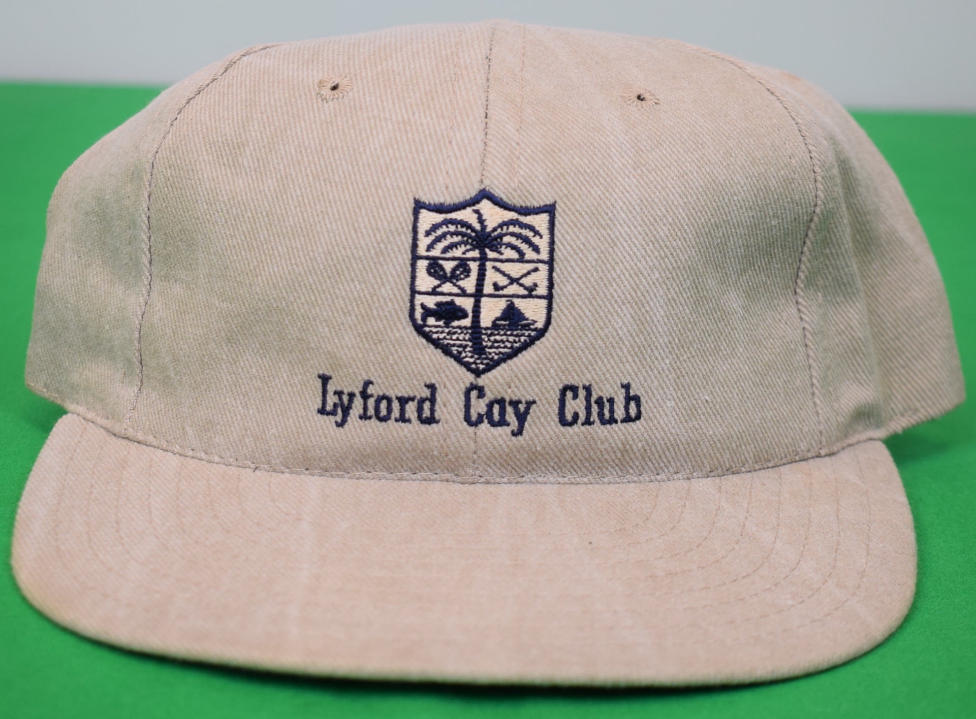 "Lyford Cay Club c2000 Bahamas Grey Member's Cap" (NWOT)