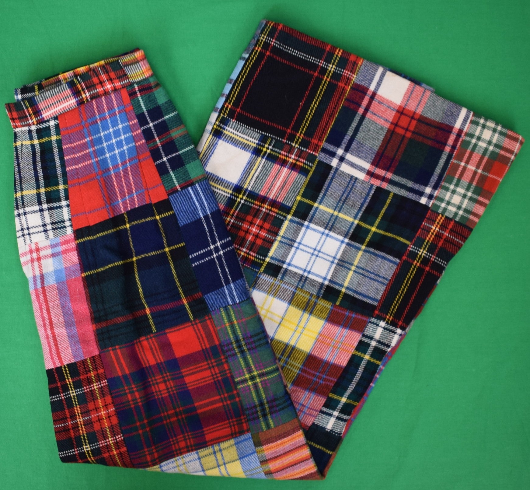 The Andover Shop Patch Tartan Panel Ladies Skirt Sz 28