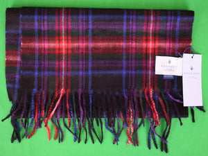 Begg & Co Scottish Cashmere Tartan Plaid Scarf (NWT)