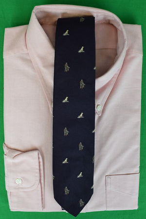 Polo Ralph Lauren Amethyst English Silk Huntsman w/ Labrador Club Tie