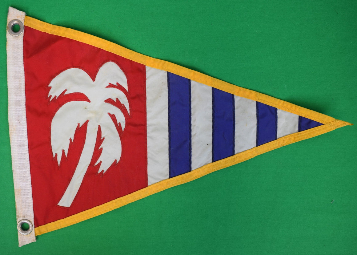 "Palm Beach Sail And Squadron Yacht Club Burgee Pennant"