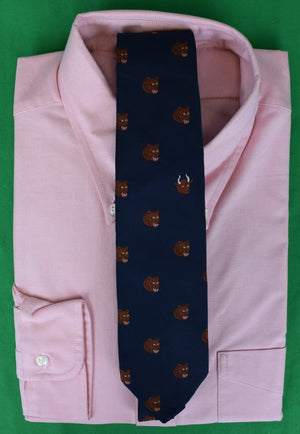 Chipp Bull & Bear Navy Poly Club Tie