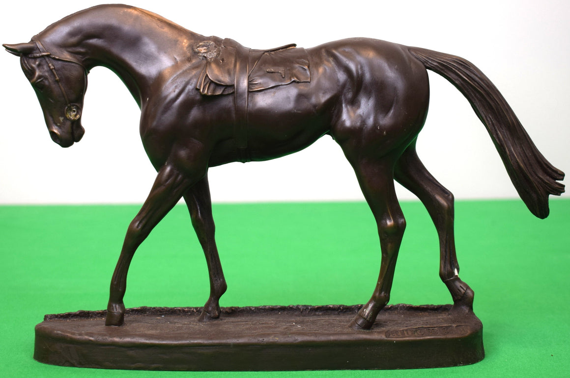 "Bronze Racehorse c1993 Sculpture by David Geenty" Provenance: The Susie Hilfiger Collection (RESERVED/ SOLD)