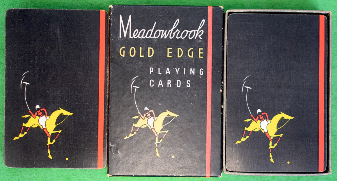 "Twin Deck x Meadow Brook Polo c1932 Playing Cards"