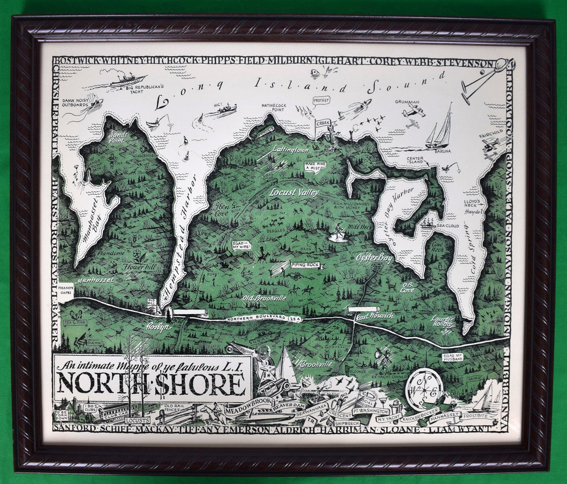 "An Intimate Mappe of Ye Fabulous L.I. North Shore"