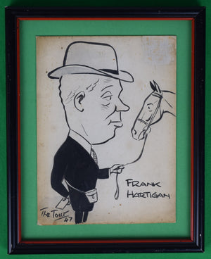 Frank Hartigan Trainer 1947 Watercolour