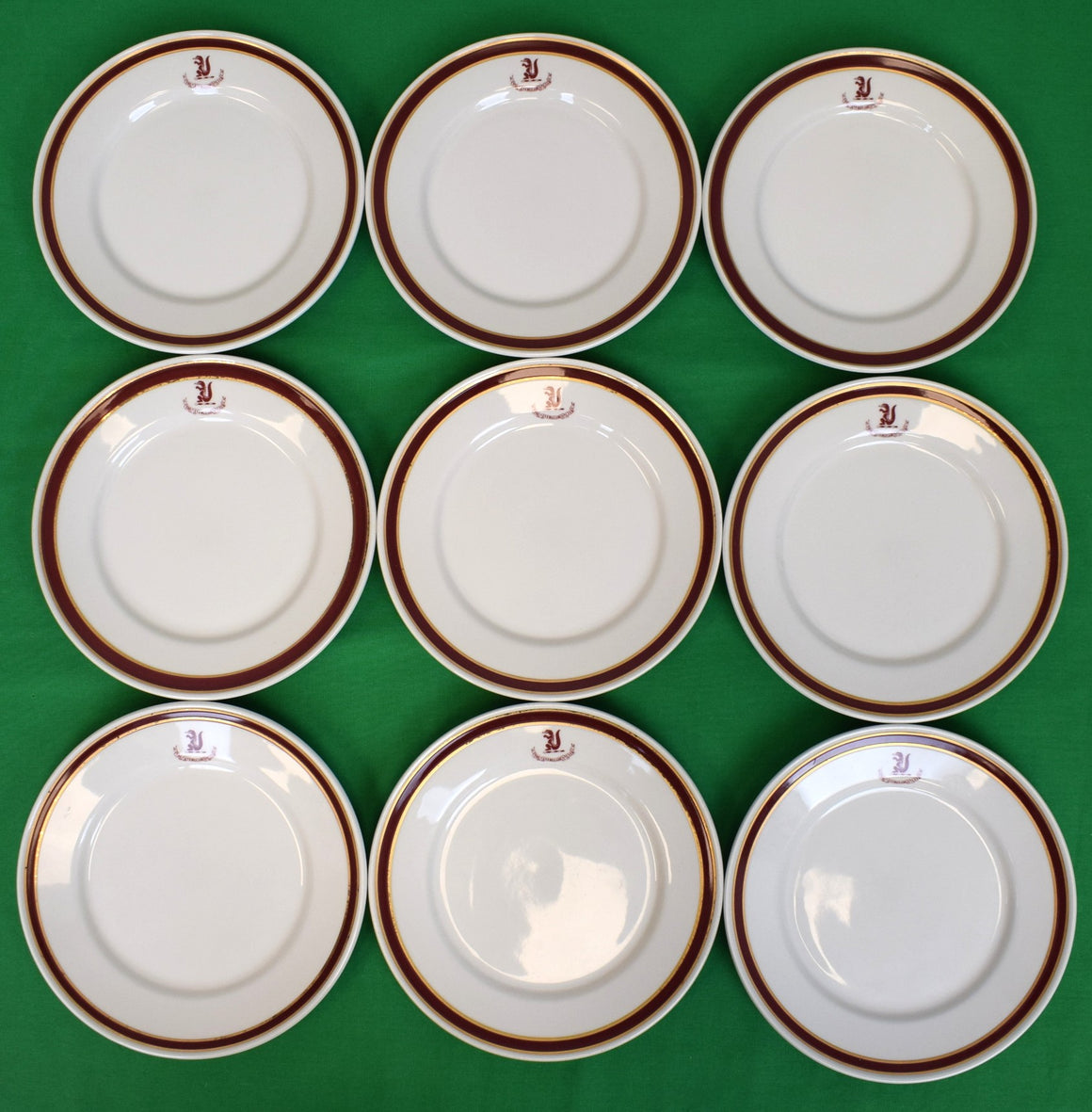 Set x 9 The Everglades Club Palm Beach Salad Plates