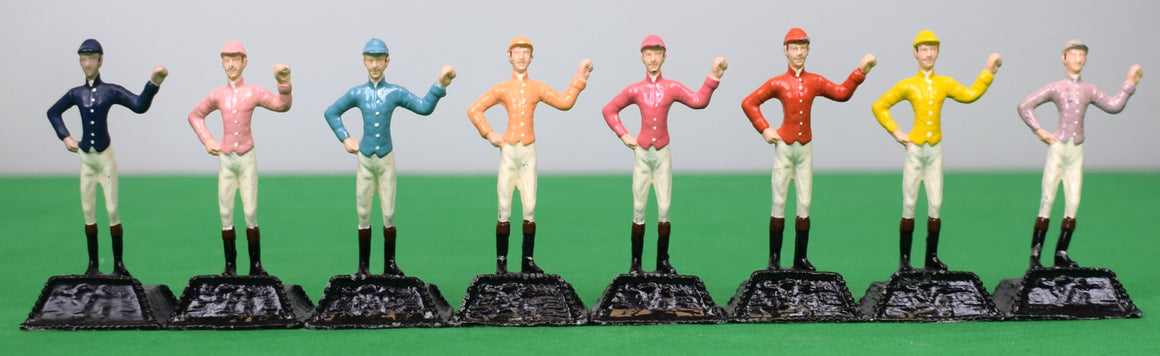 Set x Eight "21" Club Jockey Place Card Holders