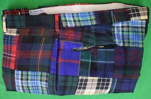 "The Andover Shop Patchwork Tartan Trousers" Sz 42