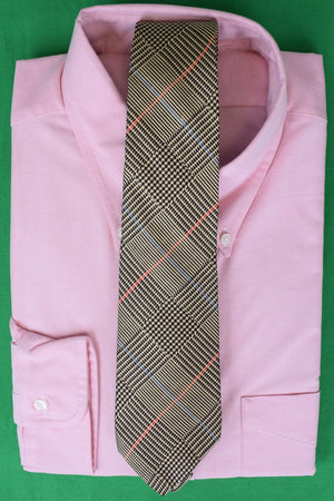 J. Press Glen Plaid Burlington Knot Silk Tie