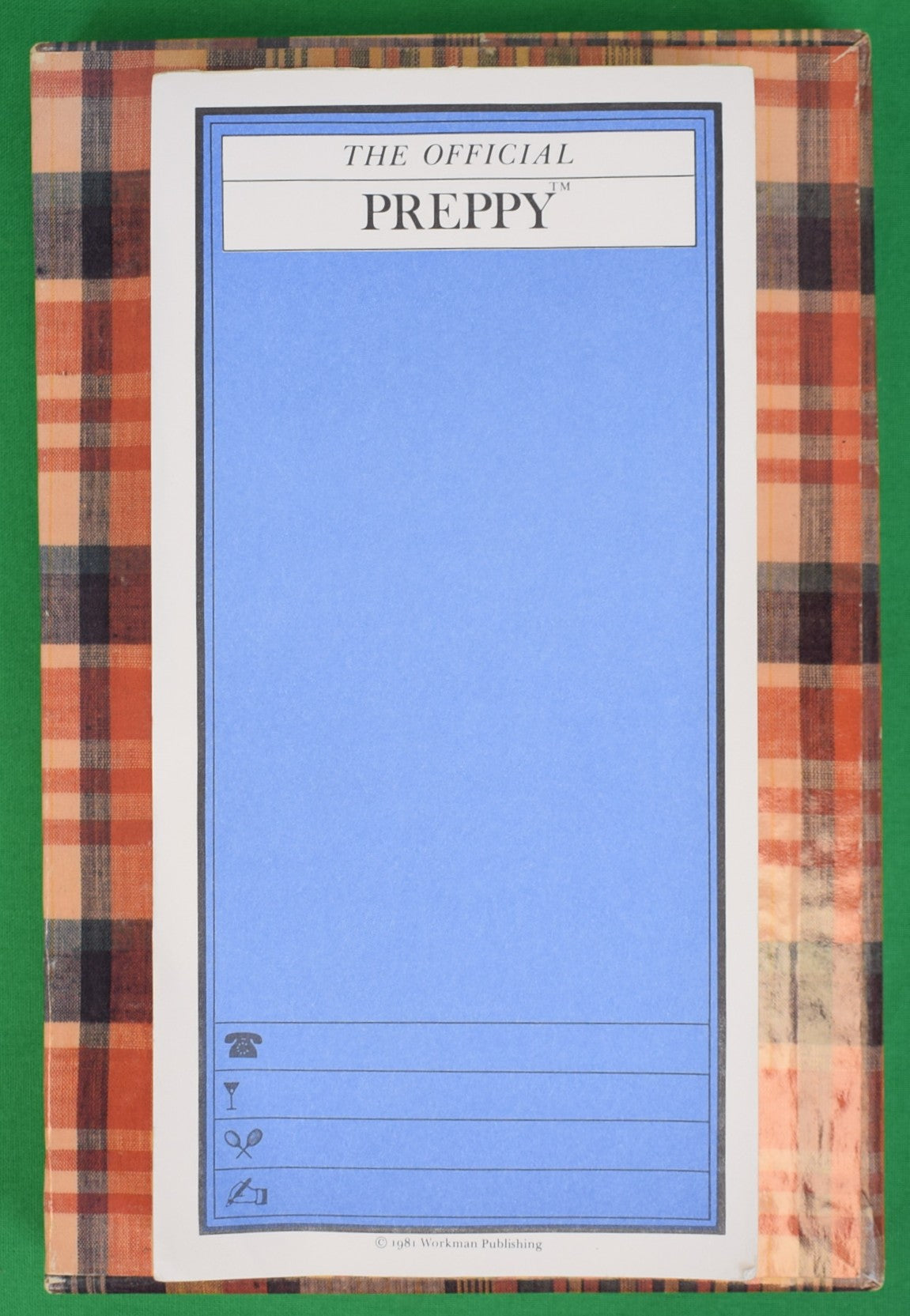 The Official Preppy 1981 Notepad