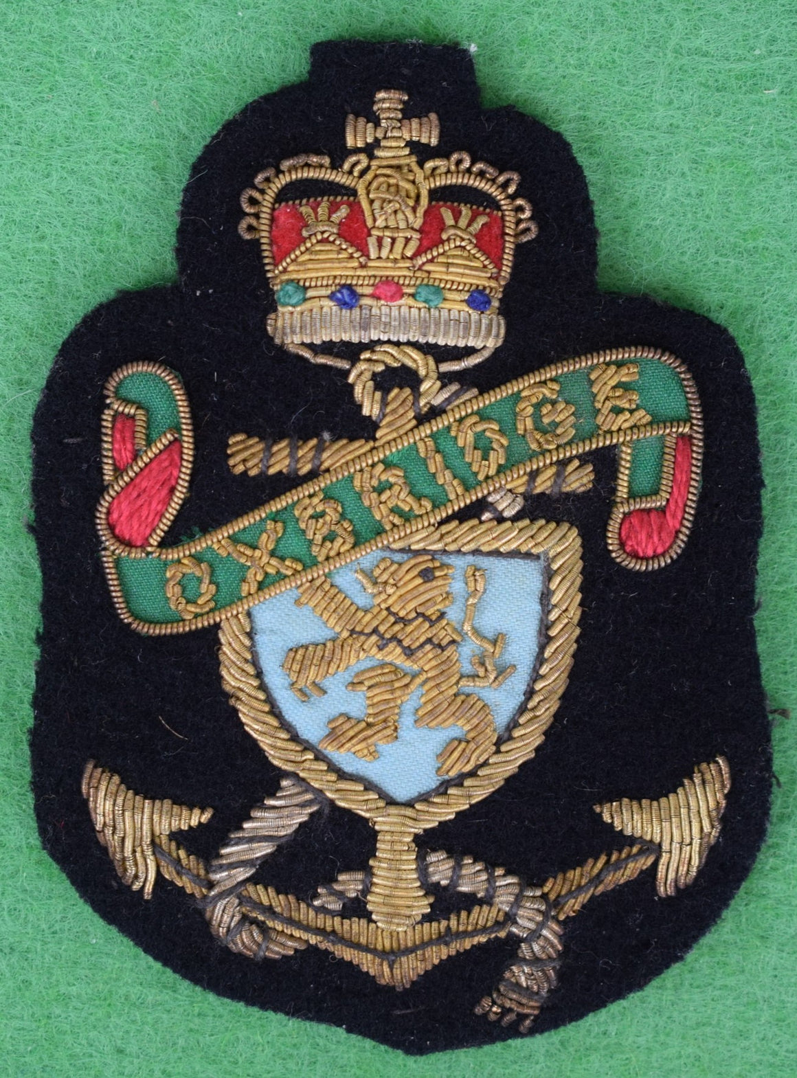 "Oxbridge (Oxford x Cambridge) University Bullion Blazer Badge"