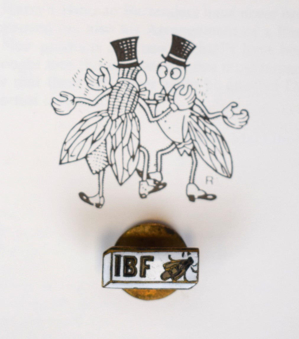 "Harry’s New York Bar Paris International Bar Fly IBF Enamel Lapel Pin"