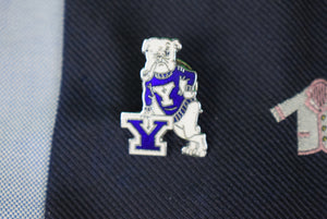 "Yale Bulldog Enamel Lapel/ Tie Pin"