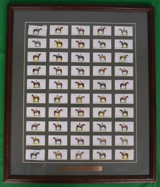 framed cigarette cards Full set of 48 Gallaher's Butterflies and Moths  Moody Mabel Vintage Framed Botanical Cigarette Cards