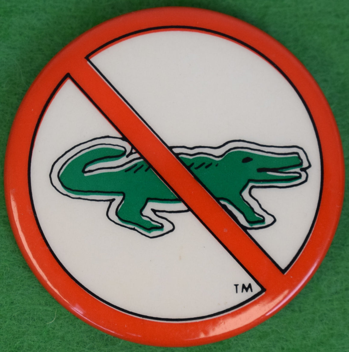 "Anti / Preppy Lacoste Alligator 1980 Enamel Pin"