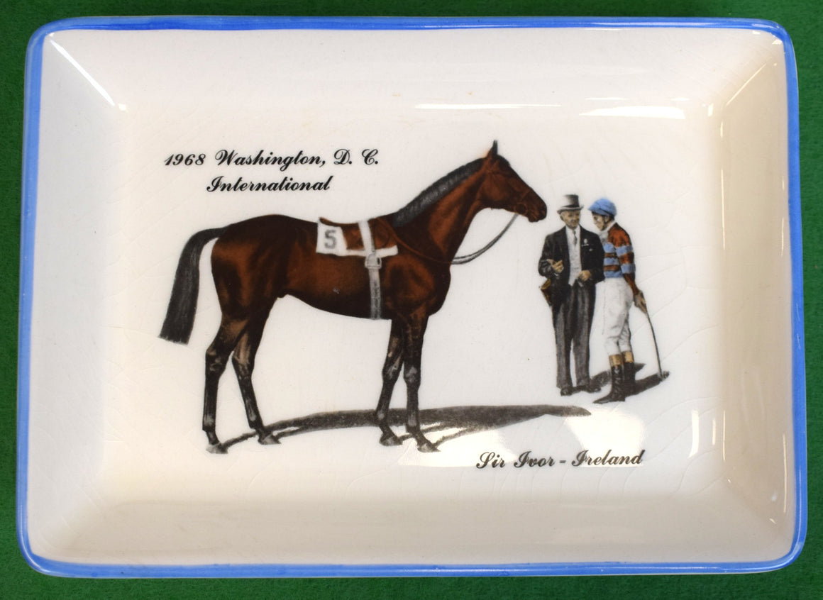 1968 Washington D.C. International Sir Ivor- Ireland Ceramic Ashtray