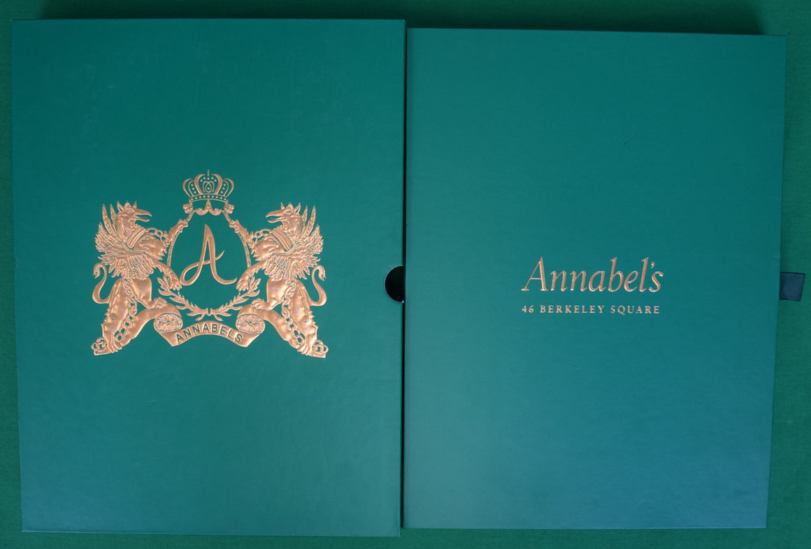 Annabel’s Club London Private Members' Box w/ Rule Book/ Card Holder & Member's Card 2018