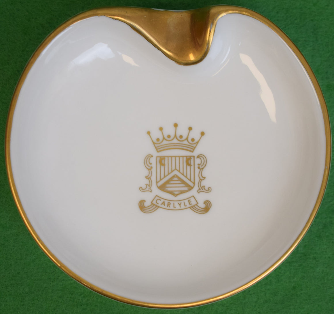 The Carlyle Hotel Gilt Ashtray