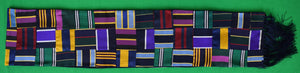 Rowing Blazers Patchwork Silk Repp Stripe Scarf (NWOT)