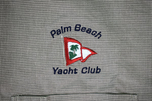 Palm Beach Yacht Club Taupe Graph Check L/S B/D Sport Shirt