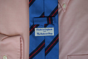 The Andover Shop x Seaward & Stearn English Royal Blue w/ Red/ Navy Repp Stripe Tie (NWOT)