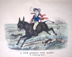 A New Jersey Fox Hunt. "A Smoking Run"
