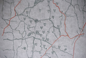 Millbrook Hunt Coverts And Fixtures Map