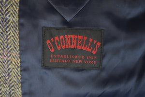 O'Connell's Sport Coat - Harris Tweed - Blue Green Lovat w/ Windowpane Sz 48T (NWT)
