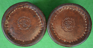 "Pair x Abercrombie & Fitch English Leather Backgammon Dice Cups" (SOLD)