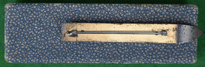 Abercrombie & Fitch Sterling Ski Thermometer Pinback Lapel Pin w/ A&F Box
